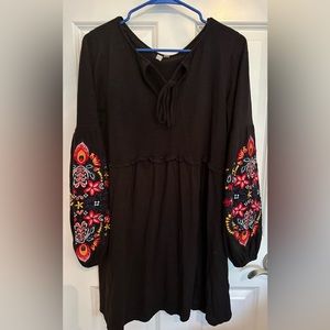 Flower sleeved ASOS dress Size 8.
